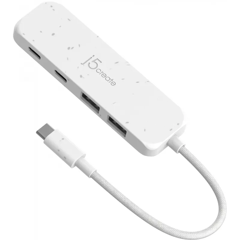 j5create ekologický USB-C na 4-port Type-C & Type-A Gen 2 hub