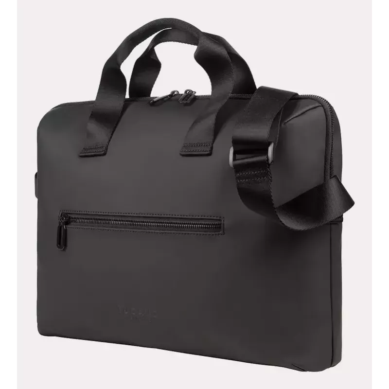 Tucano Gommo BGOM15-BK taška na notebooky 15,6 palcov a MacBook Pro 16 palcov (40,6 cm), vodeodolný recyklovaný materiál, ramenný popruh, čierna