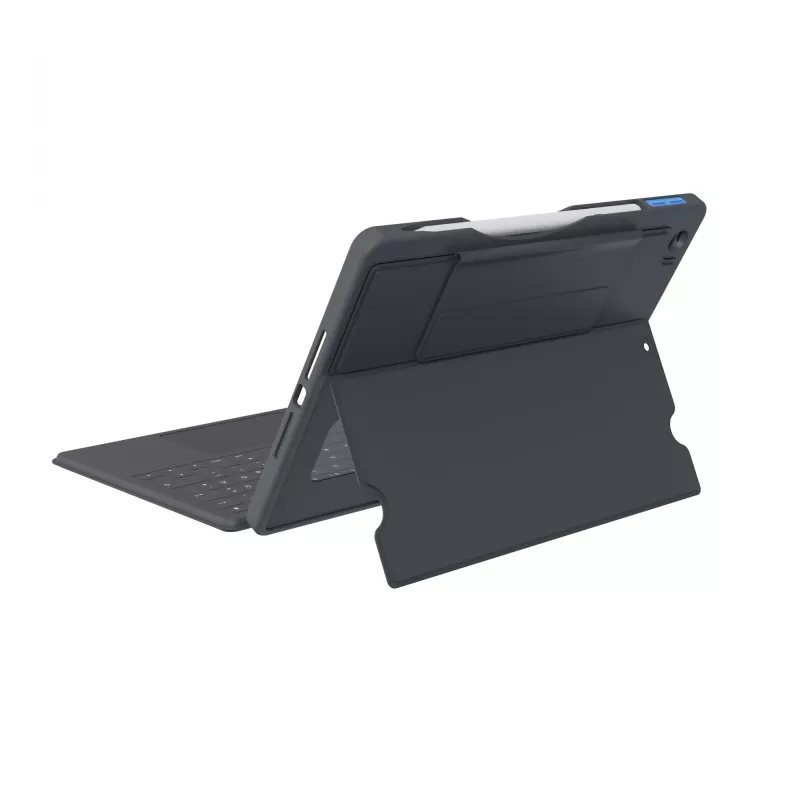 ASTAR DEQSTER Smart Rugged Touch Plus klávesnica 10,2 palca — QWERTZ nemecká, mechanické spínače, Smart Connector docking, sivá