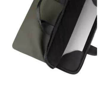 Aktovka Tucano Gommo 39,6 cm 15,6 palcov zelená rukoväť ramenný popruh