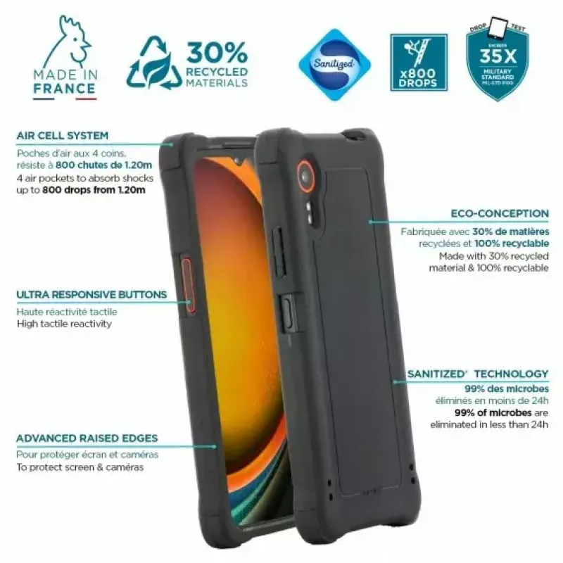 Puzdro Mobilis XCover 7 16,8 cm (6,6 palca) sivá