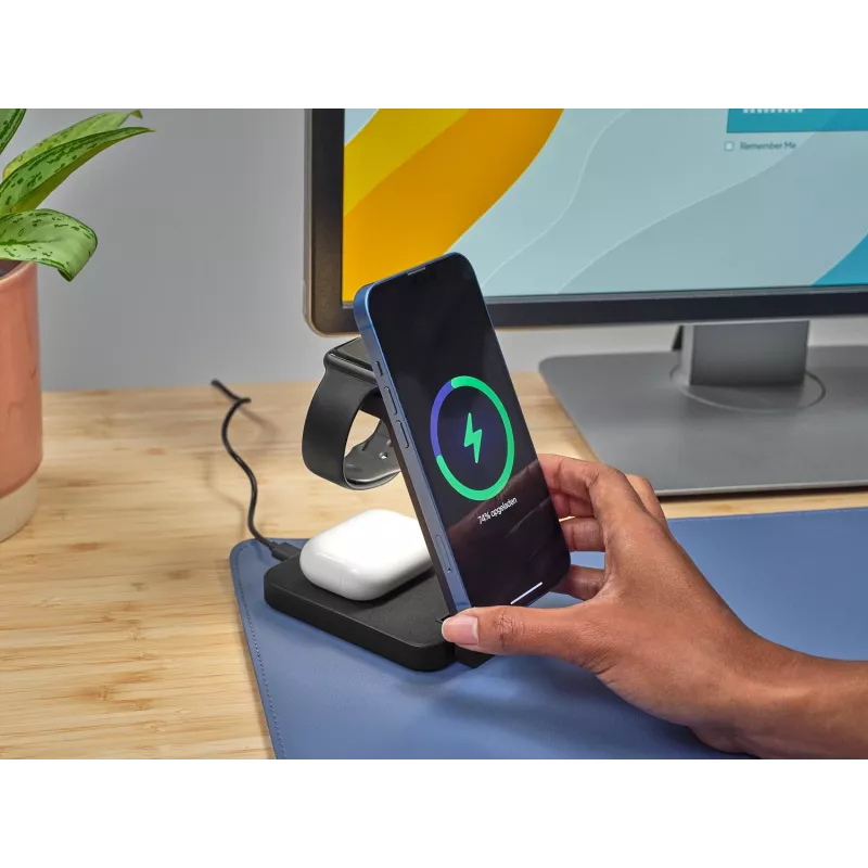 Trust Viro slúchadlá, headset, smartfón, smartwatch čierna USB bezdrôtové nabíjanie