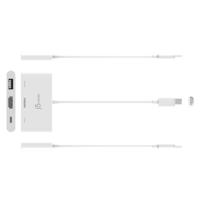 j5create JCA399 USB-C® na HDMI™ 4K144Hz & USB™ 3.2 s Power Delivery 100W, čierna