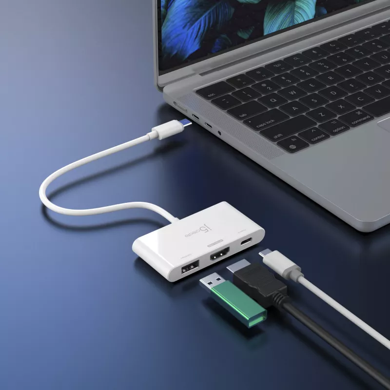 j5create JCA399 USB-C® na HDMI™ 4K144Hz & USB™ 3.2 s Power Delivery 100W, čierna