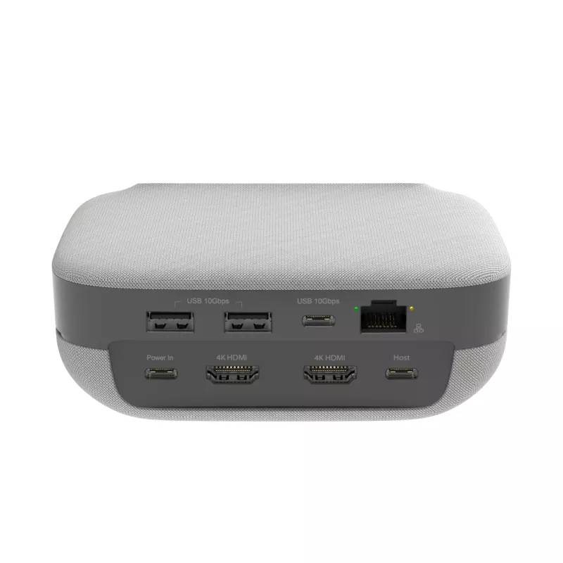 j5create JCDS337 USB-C® Dual 4K Speakerphone Dock Pro, čierna