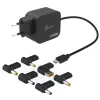j5create JUP1565DC 67W GaN PD USB-C® mini nabíjačka so 6 typmi DC konektorov – EU, čierna