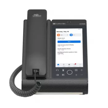 IP telefón AudioCodes Teams C470HD PoE GbE káblový ručný telefón Android