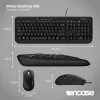 Incase Designed by Microsoft Wired Desktop 600 klávesnica myš v cene univerzálna USB QWERTY UK-anglická čierna