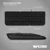 Káblová full-size klávesnica Incase Designed by Microsoft Wired 600 — USB, QWERTY, UK-anglická, čierna