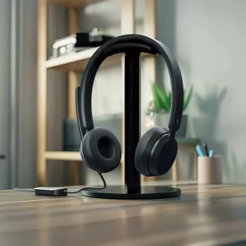 Incase Designed by Microsoft Modern USB-C Headset káblový headset s hlavovým mostom kancelária/call centrum USB Type-C čierny