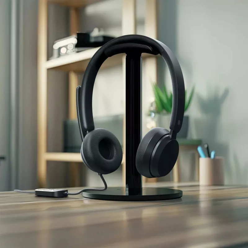 Incase Designed by Microsoft Modern USB-C Headset káblový headset s hlavovým mostom kancelária/call centrum USB Type-C čierny