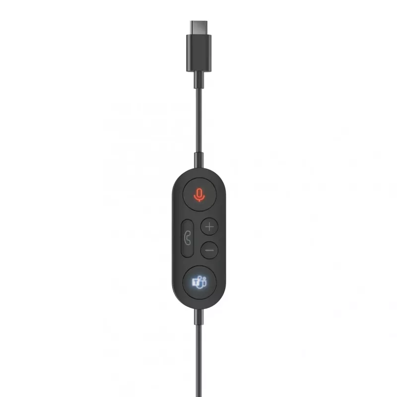 Incase Designed by Microsoft Modern USB-C Headset káblový headset s hlavovým mostom kancelária/call centrum USB Type-C čierny