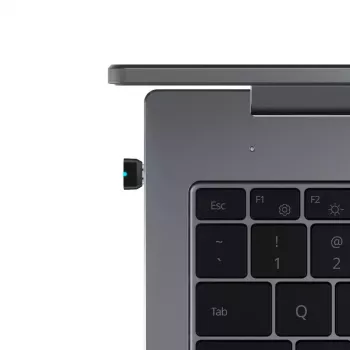 USB prijímač SHOKZ Loop120 USB-C adaptér plast nerezová oceľ čierna