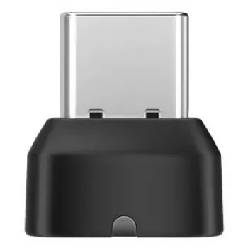 USB prijímač SHOKZ Loop120 USB-C adaptér plast nerezová oceľ čierna