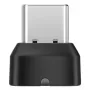 USB prijímač SHOKZ Loop120 USB-C adaptér plast nerezová oceľ čierny