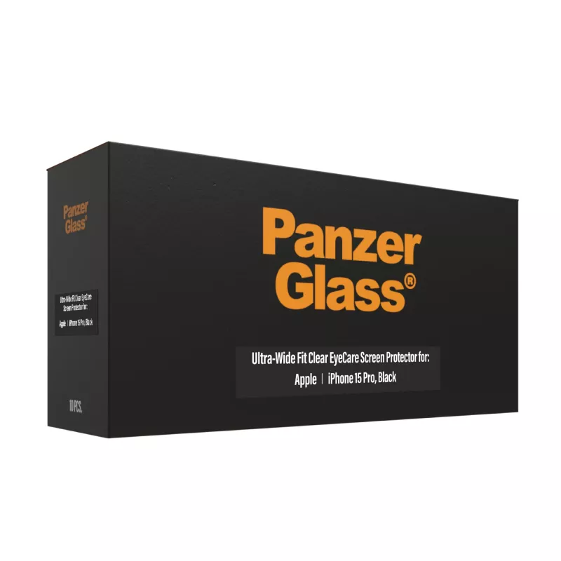 PanzerGlass EyeCare ochrana displeja iPhone 15 Ultra-Wide Fit nárazuvzdorná