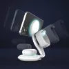 j5create Qi2 magnetická, skladacia 3-in-1 nabíjacia stanica interiérová USB smartwatch slúchadlá smartfón