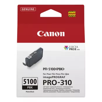 Canon PFI-5100 PBK atramentová kazeta 1 ks originálna fotografiová čierna