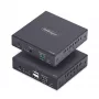 StarTech.com HDMI KVM extender cez IP sieť, 4K 60Hz, bez ovládačov, HDMI a USB cez Ethernet/CAT6, AVoIP, sada vysielač a prijímač, vrátane montážnych sád