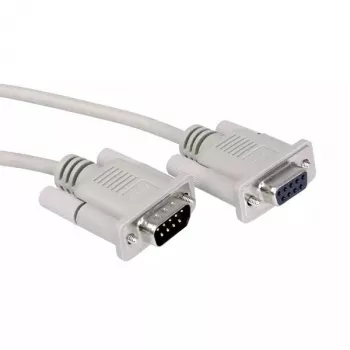 RS232 kábel ROLINE 11.01.6260 6m DB9 M-F sivý