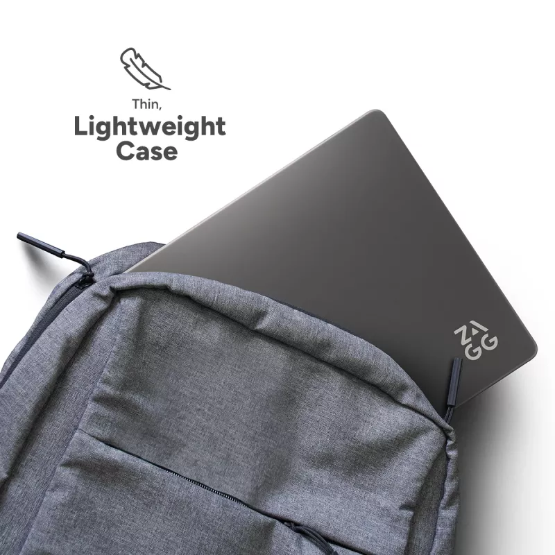 Pevné puzdro Zagg pre MacBook Pro 13 M2/M1 (20) – prevedenie Smoke, ochranné puzdro