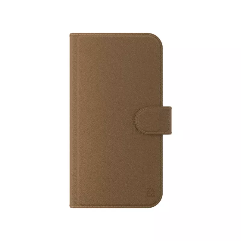 ZAGG 702314850 Folio puzdro s klopou pre Apple iPhone 16e/15/14/13, umelá koža, hnedé