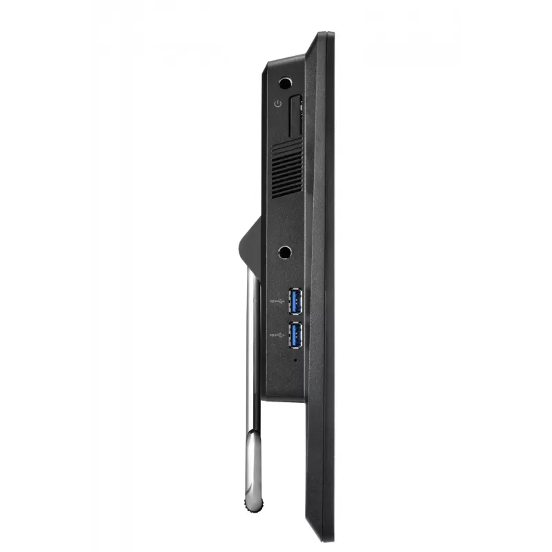 Shuttle P55U barebone všetko v jednom, 15,6-palcová dotyková obrazovka, Celeron 7305, WLAN, HDMI, 2x COM, 90 W, čierny