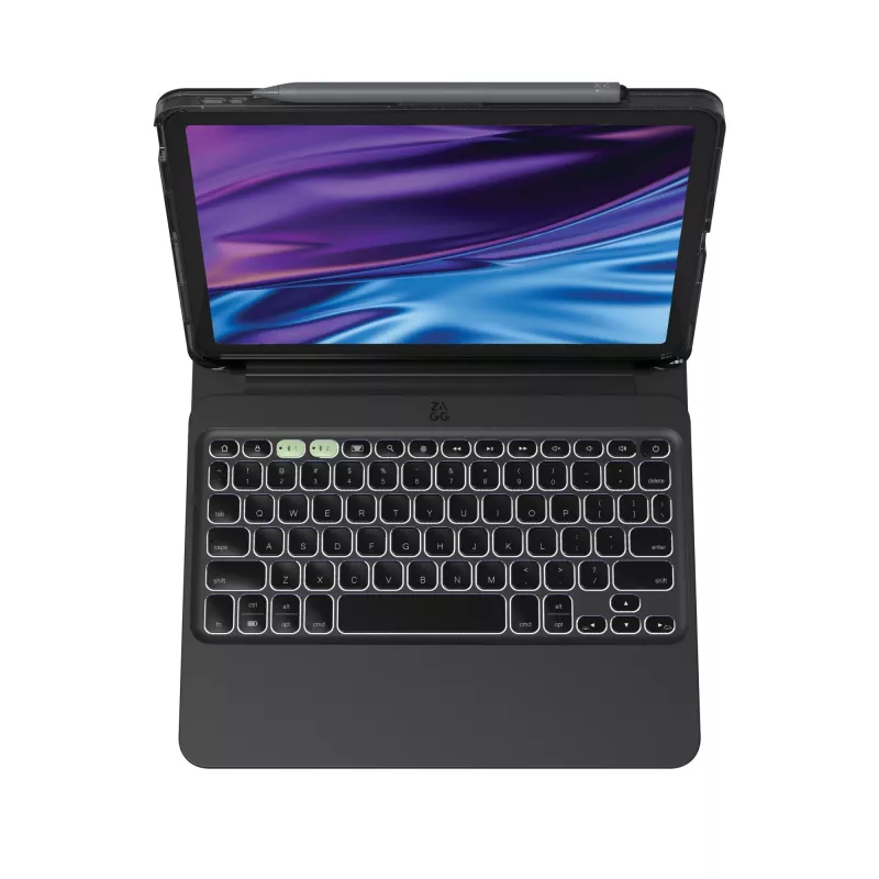 ZAGG Pro Keys 2 103414642 puzdro s klávesnicou pre iPad Air 11 (M2/M3), QWERTZ nemecká, čierne