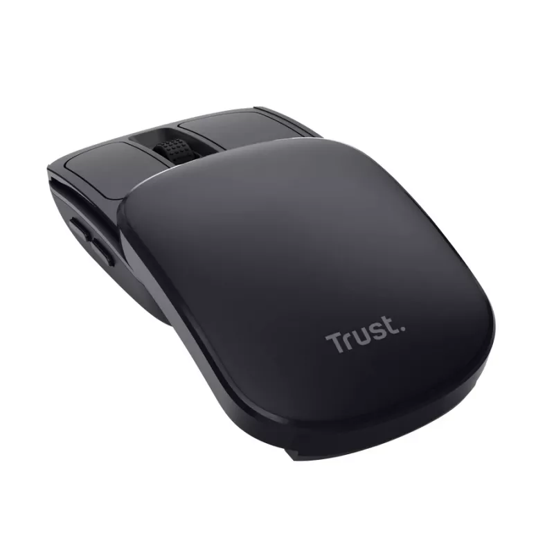 Myš TRUST Travel obojručná RF Wireless 2400 DPI, 6 tlačidiel, čierna