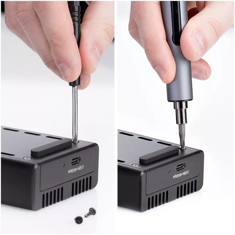 StarTech.com USB4 M.2 NVMe puzdro, 40 Gbit/s, externé USB-C/Thunderbolt NVMe SSD puzdro, hliníkové chladičové puzdro, B+M/M-Key