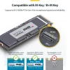 StarTech.com USB4 M.2 NVMe puzdro, 40 Gbit/s, externé USB-C/Thunderbolt NVMe SSD puzdro, hliníkové chladičové puzdro, B+M/M-Key