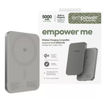Powerbanka PanzerGlass empower by empower Bank 5000mAh Titanium
