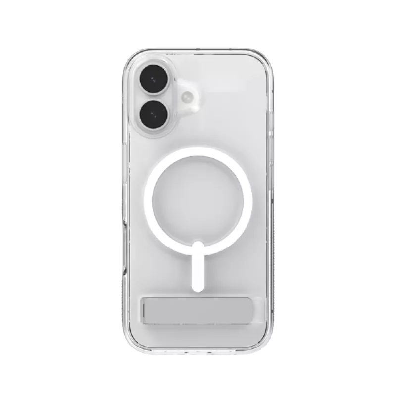 Puzdro ZAGG Crystal Palace Snap Kickstand Case pre Apple iPhone 17, transparentné