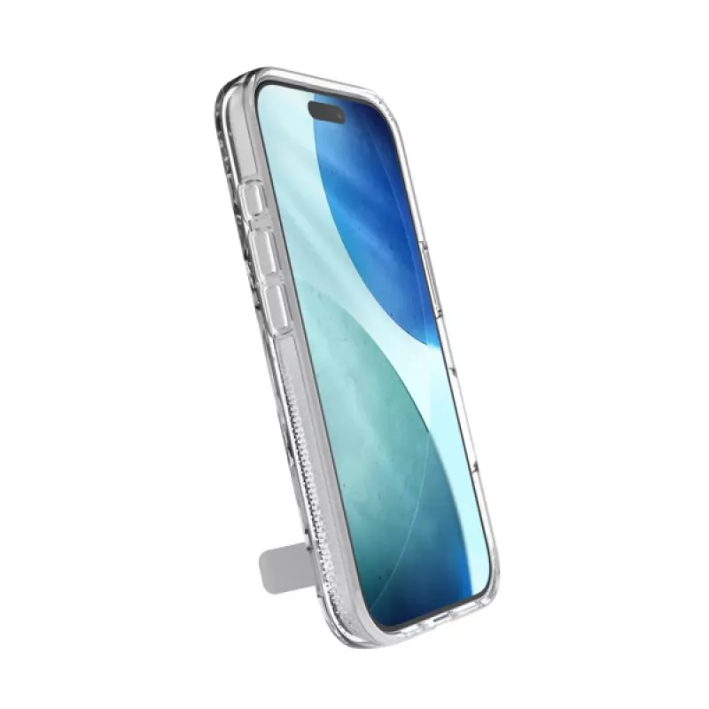 Puzdro ZAGG Crystal Palace Snap Kickstand Case pre Apple iPhone 17, transparentné