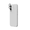 ZAGG InvisibleShield Glass Elite ochrana objektívu fotoaparátu pre Apple iPhone 16/16 Plus, čierna