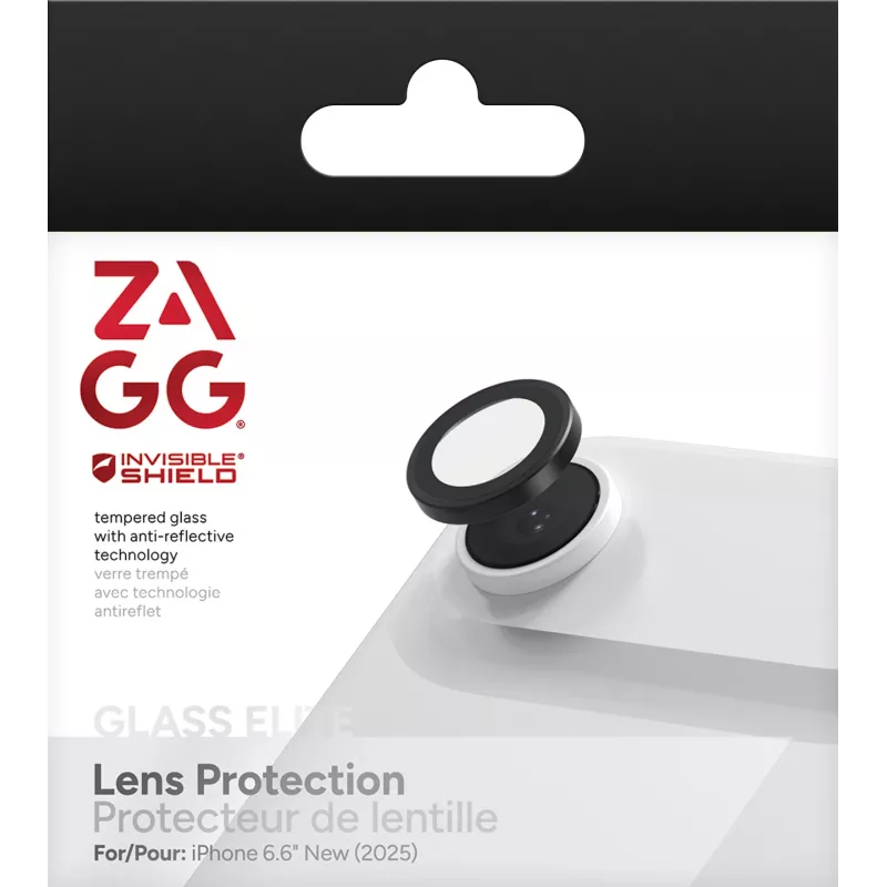ZAGG InvisibleShield Premium Glass CameraRing 200118679 ochrana šošovky fotoaparátu pre Apple iPhone Air, čierna