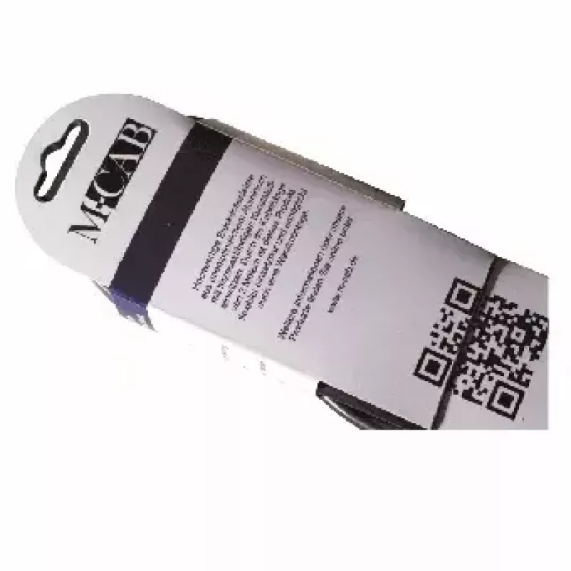 Predlžovací kábel M-Cab POW0001 2m 6 AC zásuviek interiérový čierny strieborný
