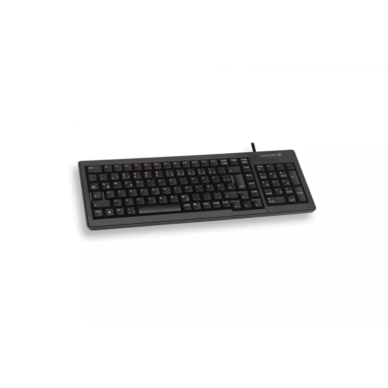 CHERRY XS G84-5200 klávesnica Office USB + PS/2 AZERTY francúzska čierna