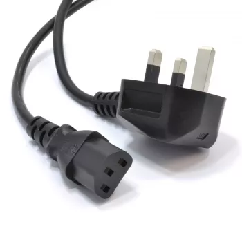 Origin Storage C13 (Kettle) na UK napájací kábel, 1,8 m, sieťový konektor Type G, C13 konektor samica