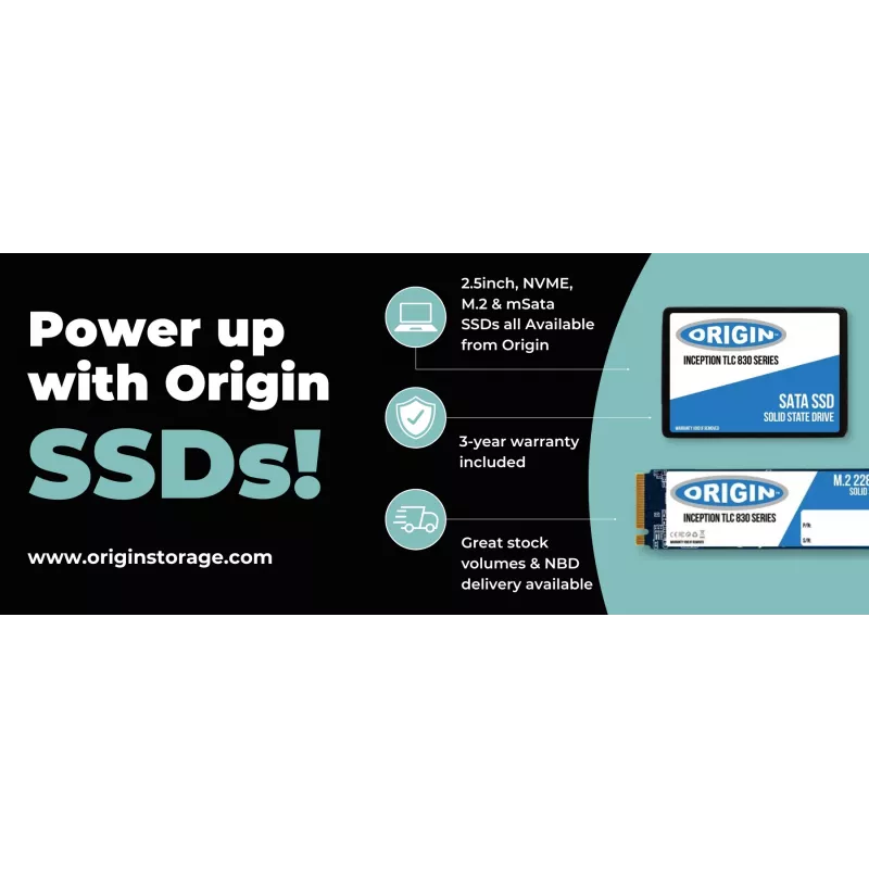 Origin Storage Inception SSD 2 TB NVMe M.2 3D TLC 80 mm