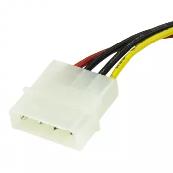 StarTech.com 15 cm 4-pinový LP4 na SATA napájací kábel adaptér, Molex (4-pinový), SATA 15-pinový, 0,152 m, konektor samec, rovný, rovný