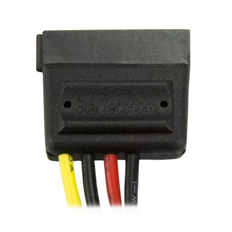 StarTech.com 15 cm 4-pinový LP4 na SATA napájací kábel adaptér, Molex (4-pinový), SATA 15-pinový, 0,152 m, konektor samec, rovný, rovný