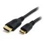StarTech.com 50cm Mini-HDMI na HDMI kábel s ethernetom – 4K 30Hz vysokorýchlostný Mini-HDMI na HDMI adaptér kábel – Mini-HDMI Type-C zariadenie na HDMI monitor/display – odolný video konvertor kábel