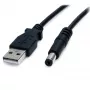 StarTech.com USB na 5,5-mm napájací kábel – typ M Barrel – 2 m, 2 m, USB, Barrel typ M