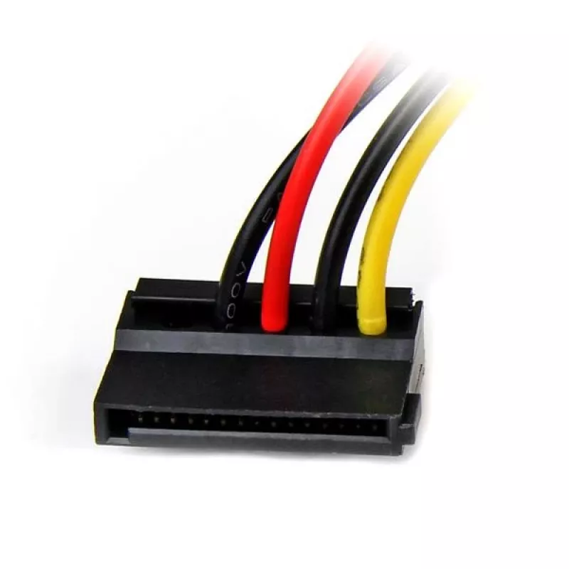 StarTech.com 6in 4-pinový LP4 na doľava zahnutý SATA napájací kábel adaptér