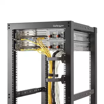 StarTech.com multidirekcionálny vertikálny serverový rackový káblový manažment D-ring hák 6 x 10 cm (2,4 x 3,9