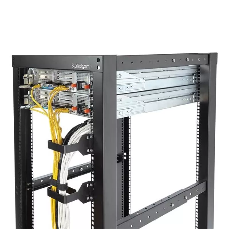 StarTech.com multidirekcionálny vertikálny serverový rackový káblový manažment D-ring hák 6 x 10 cm (2,4 x 3,9