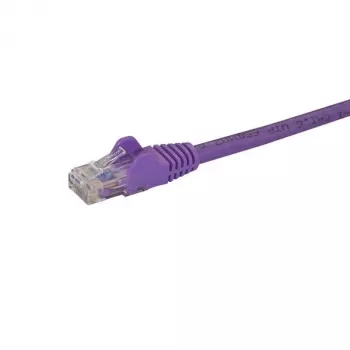 StarTech.com 3m CAT6 ethernetový kábel – fialový CAT 6 gigabitový ethernetový kábel – 250 MHz 100 W PoE RJ45 UTP sieťový/patch kábel, ochrana západky s odľahčením ťahu, jednotlivo testovaný