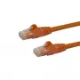StarTech.com 50cm CAT6 ethernetový kábel – oranžový CAT 6 gigabitový ethernetový kábel – 250 MHz 100 W PoE RJ45 UTP sieťový/patch kábel bez západky s odľahčením ťahu jednotlivo testovaný