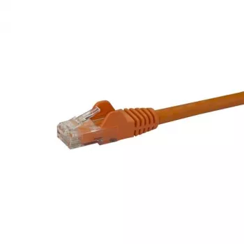 StarTech.com 50cm CAT6 ethernetový kábel – oranžový CAT 6 gigabitový ethernetový kábel – 250 MHz 100 W PoE RJ45 UTP sieťový/patch kábel bez západky s odľahčením ťahu jednotlivo testovaný